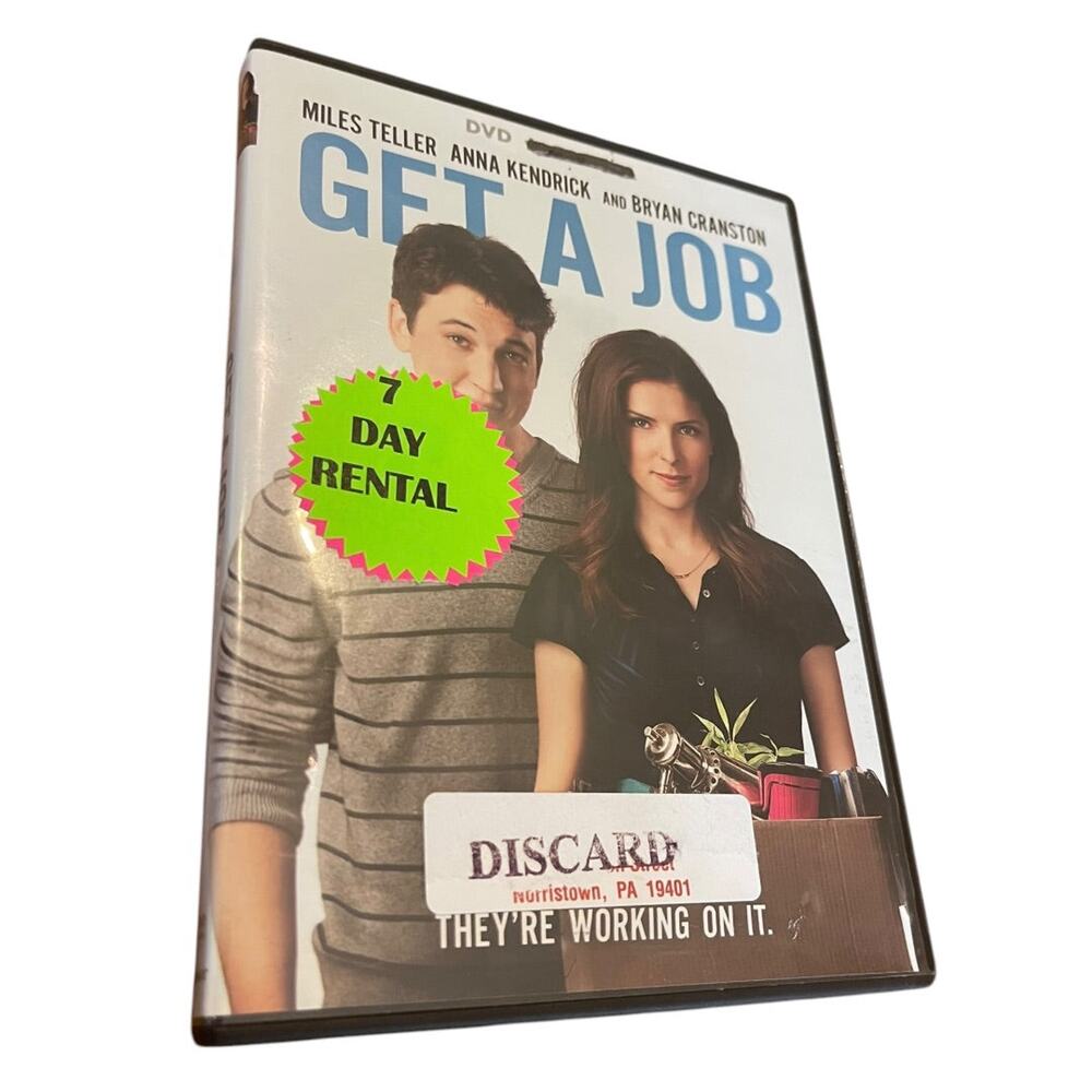 Get A Job DVD Anna Kendrick Miles Teller‎ Bryan Cranston Rated R